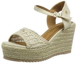 Refresh 69680.0, Sandalias con Plataforma Mujer, Dorado (Oro Oro), 38 EU en oferta