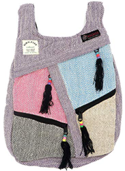 Mochila Hippie etnica múltiples Bolsillos con Cremallera | Estilo Unisex para Mujer y Hombre | Moda Casual Urbana (Cañamo Light) precio
