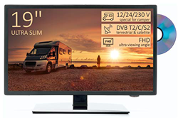 TV HD 19" para Autocaravana - DVD/USB/Ci+/Hdmi - 12/24/230V - Vesa - Ultra Slim Design precio