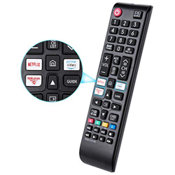 Smart Remote BN59-01315B para televisores Samsung 4K UHD HDR Crystal QLED, reemplazo de televisores cuánticos de la Serie Samsung UE con Netflix/Rakut características