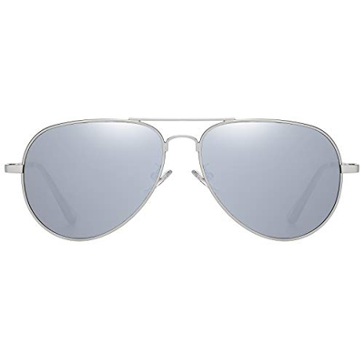 H HELMUT JUST Gafas De Sol para Hombre Mujer Aviador Polarizadas Espejo Para Conducir Viajes HJ1302