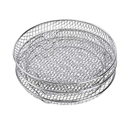 SODIAL Accesorios de Freidoras de Aire Tres Rejillas Apilables para Cozyna Ninja de Gowise Phillips USA Freidora de Aire, Rejilla de Freidora de Aire en oferta