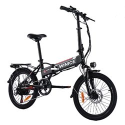 VIVI Bicicleta Electrica Plegable Urbana,350W Bici Electrica Urbana Ligera para Adulto,20" Plegable Ciudad Ebike con 36V 8A Batería extraíble,Shimano  en oferta