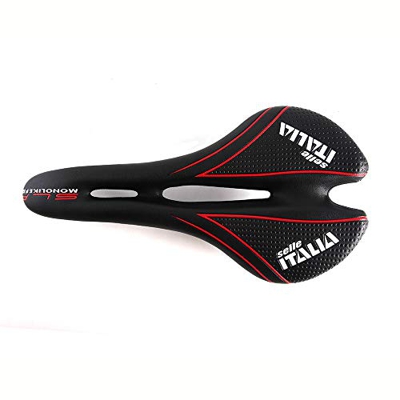 HAIHAOYF MTB Sillín de Bicicleta, Ultraligero Selle Italia Montaña Bike Asiento Ergonómico Cómodo Onda Carretera Bicicleta Sillín Asiento de Ciclismo 