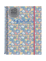 Finocam Agenda 2021 2022 Semana vista apaisada Julio 2021, Diciembre 2022 18 meses E10, 155x212 Espiral 18 Meses Girl Español características