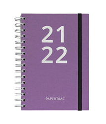 Papertrac - Agenda 21-22 Purple - Día Página -320 páginas - Tamaño A5-14 x 21,2 cm precio
