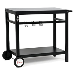 BBQ-Toro Carro de barbacoa de 85 x 50 x 81 cm, mesa de metal con gran superficie de trabajo precio