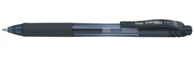 Pentel - Bolígrafo Energel retráctil con punta de bola. Escritura en color negro