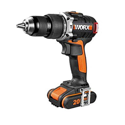 TALADRO PERCUTOR WORX WX373.3 CON 2BATERIAS 20V 4AH SIN ESCOBILLAS. precio