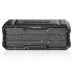 Andven 20W Altavoz Bluetooth 5.0 Exterior Portátil con Mic & TWS Sonido Estéreo, Polvo y Nieve&Impermeable IPX6, Batería de 20h, AUX/TF/USB, para Móvi precio