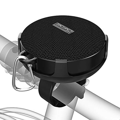 Onforu Altavoz Portátil Bluetooth Bicicleta, Speaker Inalámbrico Bici con Sonido Estéreo, Bluetooth 5.0 y 10 Horas de Reproducción IP65 Impemeable, Mi