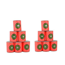 VORCOOL Latas de Espuma Blanda Objetivo Latas de Espuma Objetivo de Juegos de Tiro Nerf para Niños 12 Piezas características