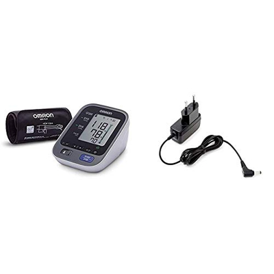 OMRON M7 Intelli IT - Tensiómetro de brazo, Bluetooth + Adaptador de corriente AC para tensiómetro M2, M3, M6, M7 y inhalador C803