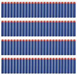 Topways® 7.2cm Recarga de Dardos Refill Bullet Dardos de Espuma para Nerf N-Strike Elite Series Blasters Pistola de Juguete Azul 100 Piezas precio