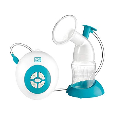 SARO – Extractor eléctrico de leche materna con adaptador de silicona, motor ultrasilencioso y función de succión automática. Recuerda el último modo 
