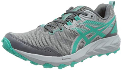 Asics Gel-Sonoma 6, Trail Running Shoe Mujer, Carrier Grey/Baltic Jewel, 37 EU