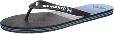 Quiksilver Molokai Hold Down, Zapatos de Playa y Piscina Hombre, Azul (Black/Blue Xkbk), 45 EU