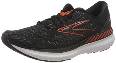 Brooks Glycerin GTS 19, Zapatillas para Correr Hombre, Black Grey Red Clay, 45 EU