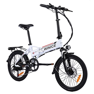 VIVI Bicicleta Electrica Plegable Urbana,350W Bici Electrica Urbana Ligera para Adulto,20" Plegable Ciudad Ebike con 36V 8A Batería extraíble,Shimano 