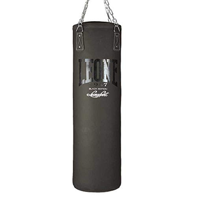 LEONE 1947 AT841 - Saco de Boxeo Unisex para Adultos, Negro, 30 kg