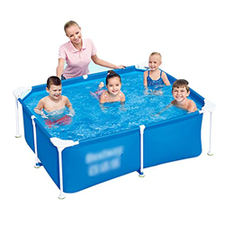 Mobkid Piscina De Marco De Tubo De Acero Cuadrado Piscina De Marco Plegable De Entretenimiento Al Aire Libre Engrosada para Niños Piscina Grande para  características