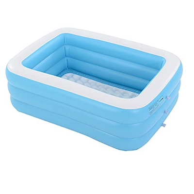 Stafeny Panjzylds - Bañera inflable para adultos (con bomba eléctrica inflable) de PVC suave y cómodo ampliado de PVC para piscina gruesa plegable bañ
