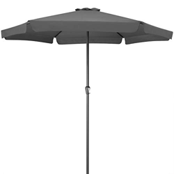Kingsleeve sombrilla de Aluminio 330cm Antracita protección UV 50+ con manivela Parasol jardín terraza características