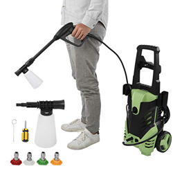 Eléctrica Lavadora a Presión, 1850 PSI 1800W Hidrolimpiadora de Alta Presión con Boquillas Conmutables de Alta/Baja Presión, para Limpieza de Casas Ba características