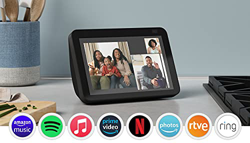 Nuevo Echo Show 8 (2.ª generación, modelo de 2021) | Pantalla HD inteligente con Alexa y cámara de 13 MP | Antracita características