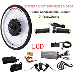 RANZIX - Kit de conversión para Bicicleta eléctrica (26", 48 V, 1000 W, con Pantalla LCD) precio