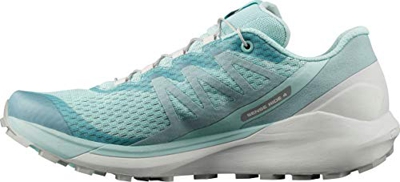 SALOMON Sense Ride 4 W, Zapatillas de Senderismo Mujer, Pastel Turquoise/Lunar Rock/Slate, 38 2/3 EU