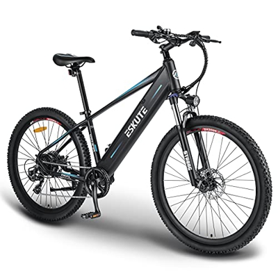 ESKUTE Bicicleta Eléctrica de Montaña ‘Voyager’ 27,5'' E-Bike MTB Pedal Assist, Batería de Litio 48V 10Ah, Bicicleta Eléctrica para Adultos 250W, Shim