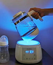 Detalles de la oferta de ÜneeQbaby 2020 Calentador de biberones y alimentos para bebés, 2020, versión europea, nueva función de luz nocturna ÜneeQbaby 2020 Calentador de biberones y alimentos para bebés, 2020, versión europea, nueva función de luz nocturna precio