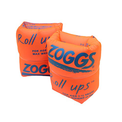 Zoggs Roll Ups Brazaletes de Natación, Bebés Unisex, Naranja, 6-12 años en oferta