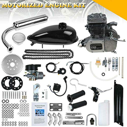 Kit De Motor De Bicicleta De 80cc, Kit De Conversión De 2 Tiempos De Bicicleta De Actualización Motorizada, Kit De Motor De Bicicleta De Motor De Gaso características