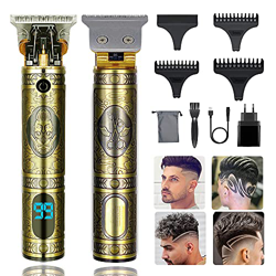 Aikufe Profesional Cortapelos Hombre, Eléctrica Inalámbrico Maquina Cortar Pelo 0 mm T-Blade Cortadora de Pelo con LED Pantalla y Bolsa de Almacenamie precio