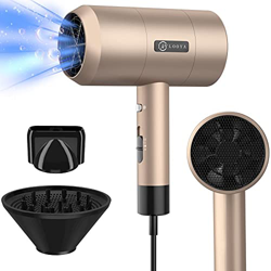 Secador de pelo, Secador Iónico Potente Secador de Pelo de 2000 W, Secador de Secado Rápido, Secador de Pelo Ligero de 3 Velocidades con Difusor y Con en oferta