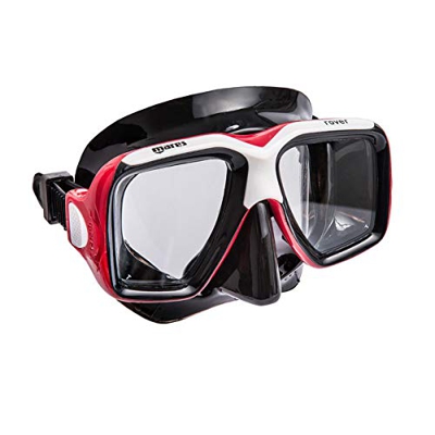Mares Rover - Gafas de Buceo Unisex, Color Rojo/Negro, Talla Bx