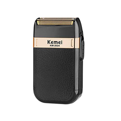 220V KM-2024 Maquinilla de afeitar eléctrica Reciprocante Razor de viaje Lavado del cuerpo Carga por USB 5W hombres recargables eléctrica Maquinilla d características