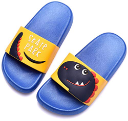 Chanclas de playa Zapatos de Piscina para Niña Niño Sandalias Verano Antideslizante Zapatillas de Baño Casa Hombre Mujer Azul 28/29 EU precio