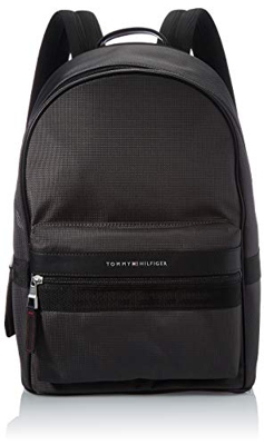 Tommy Hilfiger Elevated Nylon, Mochila para Hombre, Pewter Grey, One Size