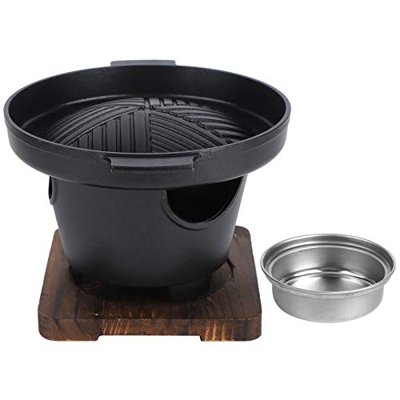Parrilla de barbacoa coreana, estufa de parrilla interior sin humo con parrilla para parrilla de mesa casera, 7.9"x4.7" pulgadas