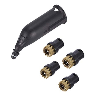 Heritan Limpiador de vapor Hendidura Boquilla Cepillo Aspersor Boquilla Cabeza para KARCHER SC1/SC2/SC3/SC4/SC5 Cepillo redondo