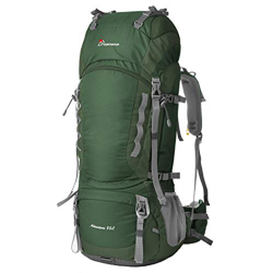 MOUNTAINTOP 75L/80L Mochila Senderismo Impermeable Multifunción Mochila de Trekking Acampada Montaña con Cubierta de Lluvia características