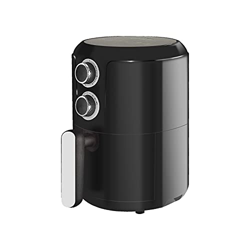 Freidora sin Aceite 2.8L Aire Caliente 1200W Control de Temperatura y Temporizador 80 a 200 °C (Negro) (2.8L) en oferta