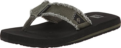 Quiksilver Monkey Abyss M SNDL, Sandalias con Plataforma Plana Hombre, Verde (Green/Black/Brown Xgkc), 44 EU