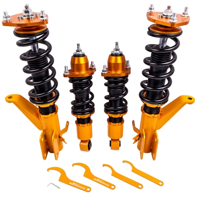 Kit Coilover Amortiguador Suspensión Muelle compatible para Honda Civic (EM2) 2001 - 2005