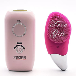 Stetic Sense – Advance | IPL Depiladora de Luz Pulsada y Cepillo de Limpieza Facial Masajeador | Depilación Permanente del Vello para Mujer y Hombre e en oferta