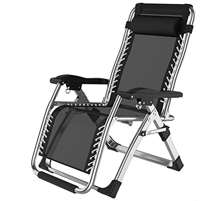 LANGYI Silla de jardín con tumbona, estilo mejorado, carga hasta 200 kg, silla reclinable plegable al aire libre, la mejor silla de playa para tomar e