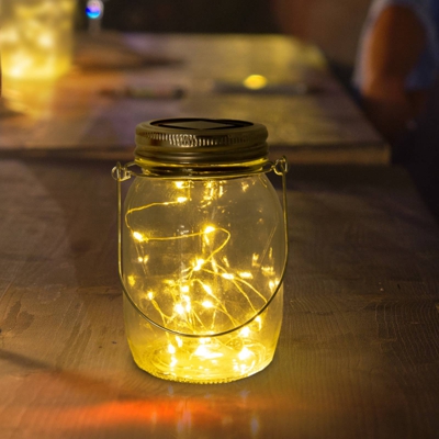 Lámpara de mesa solar Outdoor, set 3 ud